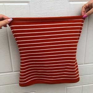 Striped crop top